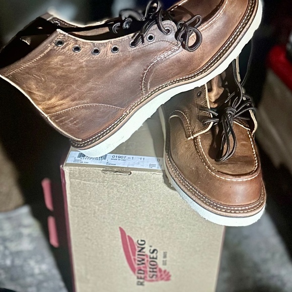 Copper rough&tough 1907 Moctoe boots. New with box red wing - Picture 2 of 13